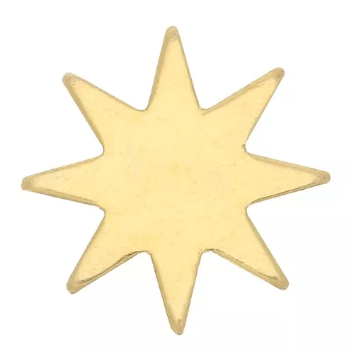Accesorios forma de sol para pegar 8.2 mm de Gold filled x1
