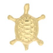 Accesorios forma de tortuga para pegar 9.5x7.5 mm de Gold filled x1|raw }}