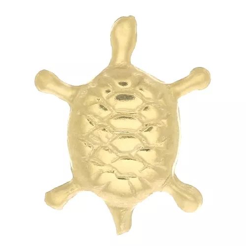 Accesorios forma de tortuga para pegar 9.5x7.5 mm de Gold filled x1