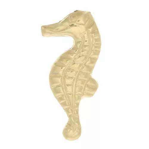 Elemento forma caballito de mar para pegar derecho 10.5x4.5 mm de Gold filled x1