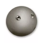 Redonda strass Polaris 12 mm Black Diamond x1