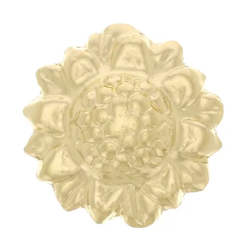 Accesorios forma de flor a pegar 9 mm de Gold filled x1