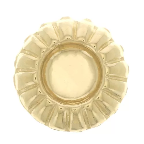 Elemento forma redonda detalles a pegar 9.5 mm para cabuchón 4 mm Gold filled x1