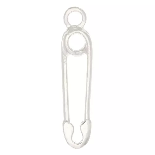 Dije imperdible 16x3.5 mm de Plata 925 x1