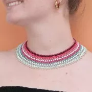 Preciosa Cuentas de rocalla 11/0 2 mm - Terra Metallic - Rosa x10g