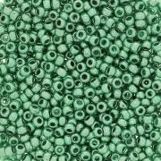 Cuentas de Rocalla Preciosa 11/0 2 mm - Terra Metálica - Verde x20 g
