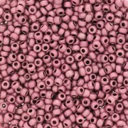 Cuentas de Rocalla Preciosa 11/0 2 mm - Terra Metálico Mate - Rosa empolvado x20 g