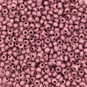 Cuentas de Rocalla Preciosa 11/0 2 mm - Terra Metálico Mate - Rosa empolvado x20 g