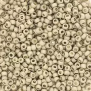Preciosa Cuentas de rocalla 11/0 2 mm - Terra Metallic Matt - Plateado x20g