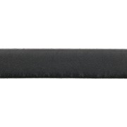 Cordón plano cuero 10 mm Negro x30cm|raw }}