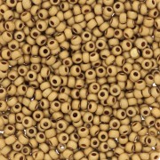 Cuentas de Rocalla Preciosa 11/0 de 2 mm - Terra Metálico Mate - Dorado x20 g