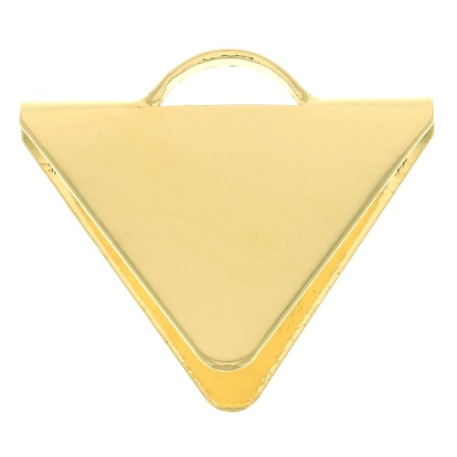 Terminal triangular 13.5x15 mm Chapado de Oro 3 micras