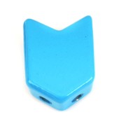 Cuenta de zamac forma flecha 11.5x8 mm - Azul x1|raw }}
