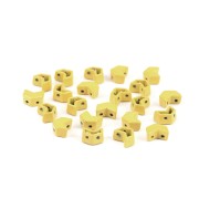 Cuenta de zamac forma cheurón 6.5x8 mm - Jaune x1|raw }}