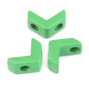 Cuenta de zamac forma pequeño cheurón 6x8 mm - Verde x1|raw }}