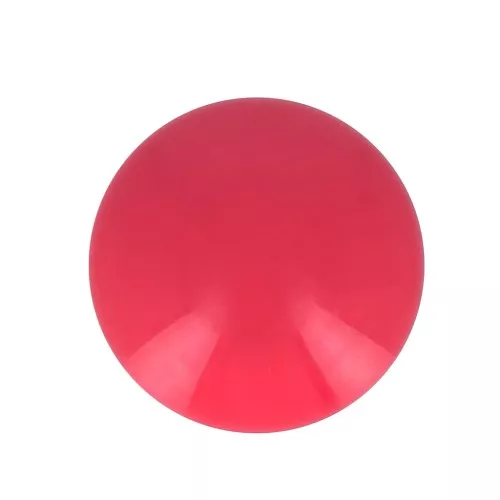 Cabujón de resina opaco 10 mm - Rojo claro x1