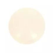 Cabujón de resina opaco 10 mm - Marfil x1