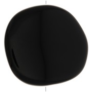 Disco irregular de resina opaque 37x39 mm - Negro x1|raw }}