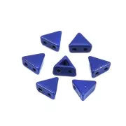 Cuenta de zamac forma triángulo 6x7 mm - Azul oscuro x1