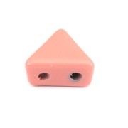 Cuenta de zamac forma triángulo 6x7 mm - Rosa Antiguo x1|raw }}
