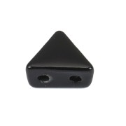 Cuenta de zamac forma triángulo 6x7 mm - Negro x1|raw }}