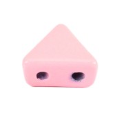 Cuenta de zamac forma triángulo 6x7 mm - Rosa x1|raw }}