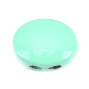 Cuenta de zamac forma ovalada 12x9.5 mm - Verde turquoise x1|raw }}