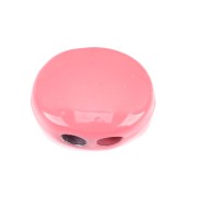 Cuenta de zamac forma ovalada 12x9.5 mm - Vieux rose x1|raw }}