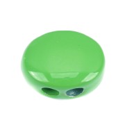 Cuenta de zamac forma ovalada 12x9.5 mm - Verde x1|raw }}