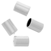 Terminales Tubos para cordón 3 mm Plateado antiguo x10|raw }}