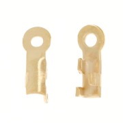 Mini terminal 1,2 mm dorado con oro fino x10|raw }}