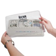 Tablero para diseño de cuentas 5 compartimentos - 18x27 cm x 1