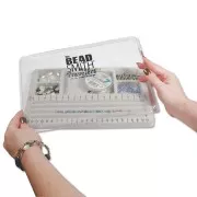 Tablero para diseño de cuentas 5 compartimentos - 18x27 cm x 1