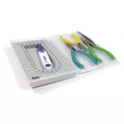 Kit con bandeja para abalorios y pinzas 17x10 cm x 1