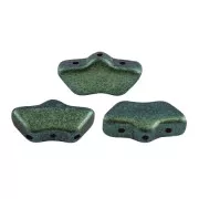 Delos® par Puca® 6x11 mm - Green Turquesa Metallic Mat x10g