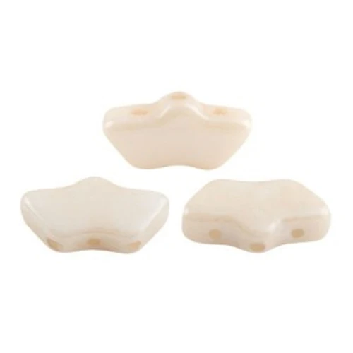Delos® par Puca® 6x11 mm - Opaque Beige Ceramic Look x10g