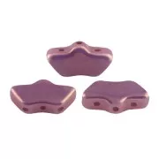 Delos® par Puca® 6x11 mm - Opaque Mix Amethyst Gold Ceramic Look x10g