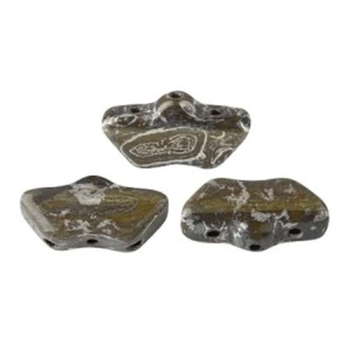 Delos® par Puca® 6x11 mm - Opaque Dark Grey New Picasso x10g