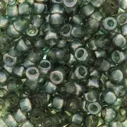 Cuentas de Rocalla Matubo 7/0 - 3,5 mm, color aguamarina Celsian, 10 g