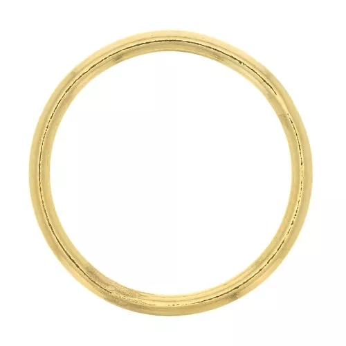 Anillo fino anillo lisso - Talla 49 - Gold filled x1