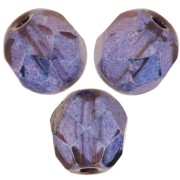 Facetadas 6 mm Lumi Amethyst  x25