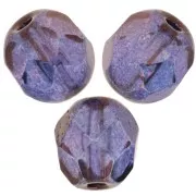 Facetadas 6 mm Lumi Amethyst  x25