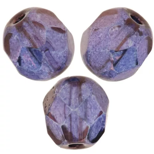Facetadas 6 mm Lumi Amethyst x25