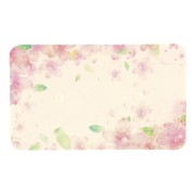 Paquete de 50 soportes de joyería de 3x5cm para pendientes - Blanco flores Rosa