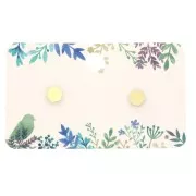 Juego de 50 soportes de joyería de 3x5cm para pendientes Country Multicolore