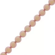 Cuentas nacaradas Preciosa - Round Pearl Maxima - 5 mm Pearlescent Pink x25