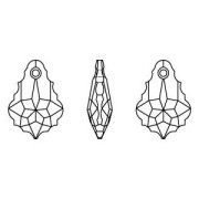 Gota Barroca PureCrystal 22x15 mm Crystal AB x1
