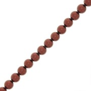 Cuentas nacaradas Preciosa - Round Pearl Maxima - 5 mm Pearl Effect Dark copper x25|raw }}