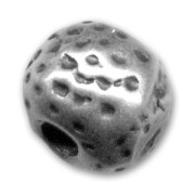 Cuenta metal 10x12 mm plateado antiguo x1|raw }}