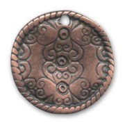 Cequí ajado 22 mm cobre antiguo x1